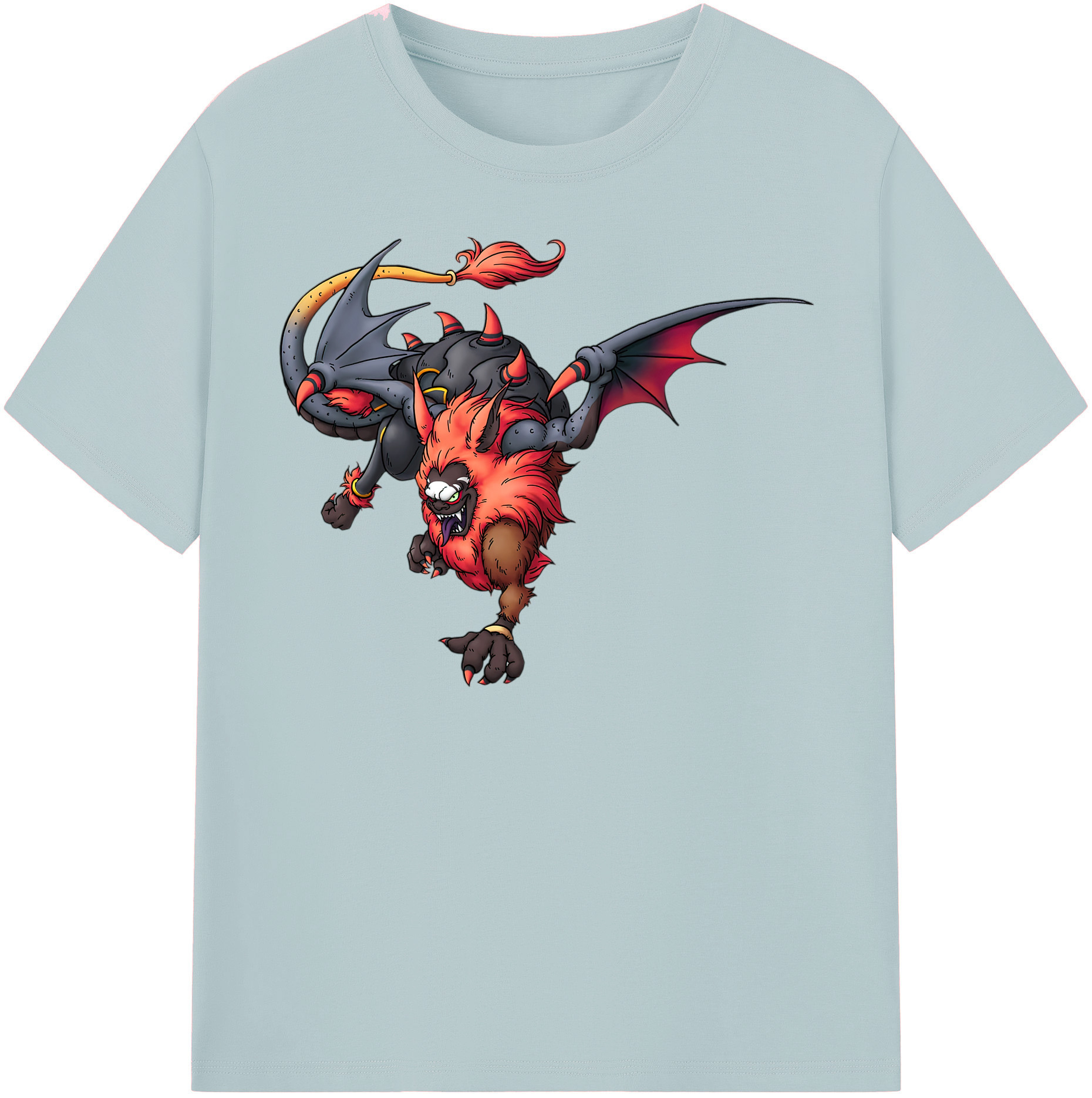 （画像用） ドラゴンクエスト Doragon Kuesuto Dragon Quest 綿100％半袖Tシャツ（フロントプリント）
